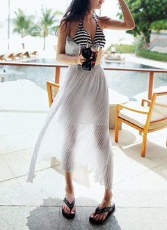 PleatedLongSkirt-Re