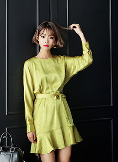 DolmanSleeveSlikyDress