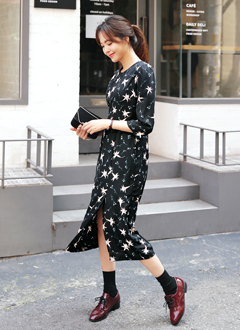 SlimFitPatternDress
