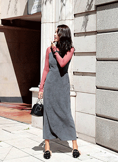 SlimFitLongTankDress