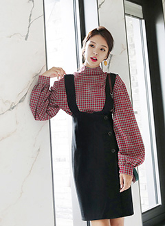 ButtonDownOverallDress