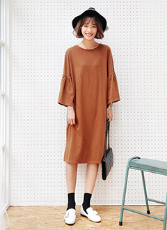 SleevePuffLongDress