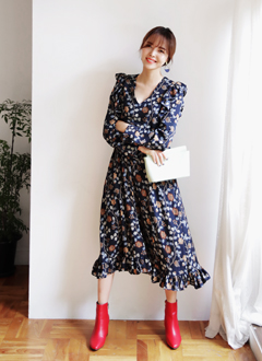 PatternDressWithStrap