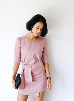 Tie-FrontMiniDress