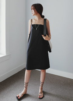 SleevelessCottonMiniDress
