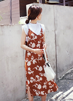 FloralSleevelessDress