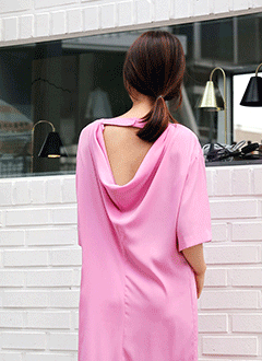 OpenDrapedBackDress