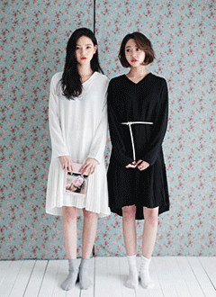 SailorCollarWithBeltLongDress