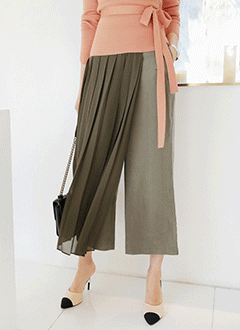 WrapFrontPleatedPants