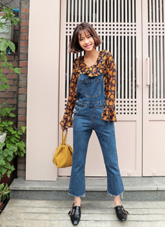 DistressedDenimDungarees