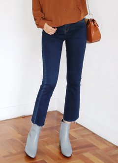 CottonCutOffHemJean