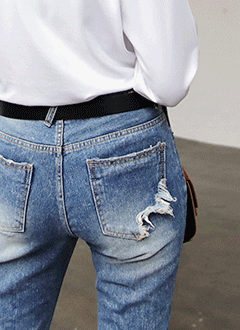 CutoffHemWashedJean