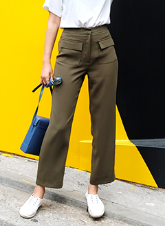 FrontPocketStraightLegPants
