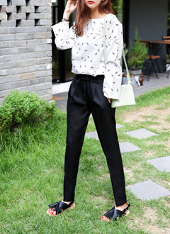 ElasticWaistbandRoll-upSlacks