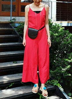 SlimStrapWideLegJumpsuit