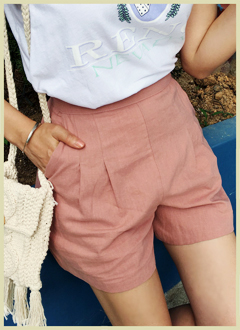 ElasticWaistbandLinenPants