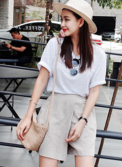 ElasticWaistbandCulottes