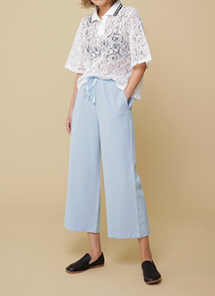 ElasticWaistbandWide-legPants