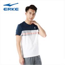 鸿星尔克男网球比赛上衣舒适透气2016夏季新款短袖T恤