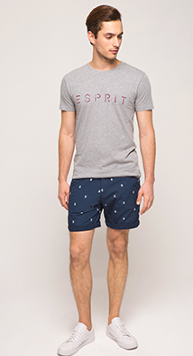 Esprit男士正反兩穿休閑短褲