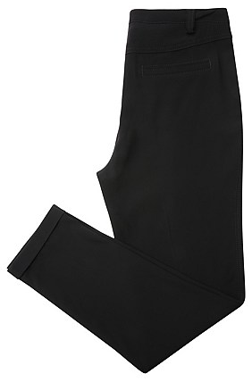舒适版带弹力粘胶纤维混纺长裤:SacupraByBOSSOrange