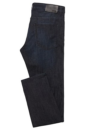 修身版弹力棉5袋牛仔裤:Delaware3-1ByBOSS