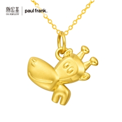 潮宏基PaulFrank(大嘴猴)24K纯帅系列-小伙伴足金/黄金吊坠