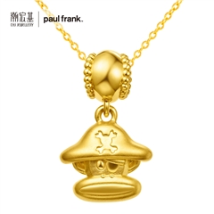 潮宏基PaulFrank(大嘴猴)24K純帥系列-海盜俠足金/黃金串珠/吊墜