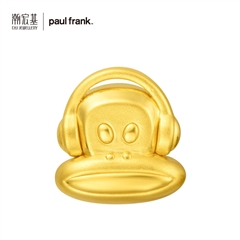 潮宏基PaulFrank(大嘴猴)24K纯帅系列-爱乐者足金/黄金串珠