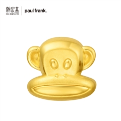 潮宏基PaulFrank(大嘴猴)24K纯帅系列系列-朱利尔斯足金/黄金串珠