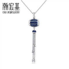 紫氣東來·鼓韻系列-沁瑩-彩18K金-鉆石吊墜/掛墜【DZTK】預計7個工作日內發貨
