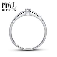心世紀系列-心加冕-彩18K金-鉆石戒指/對戒/男戒