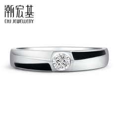 心世紀系列-相守相望-彩18K金-鉆石戒指/對戒/男戒