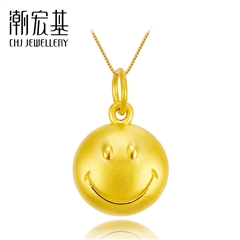 Smiley微笑系列-微笑-足金/黄金吊坠/挂坠