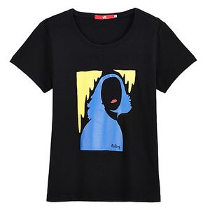 凡客T恤張愛玲9女款黑色