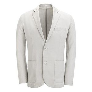 凡客棉麻休閑西服男款灰色
