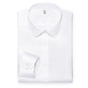 顶级300支awatti棉长袖衬衫白色
