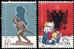 紀96阿爾巴尼亞獨立五十周年(蓋銷)