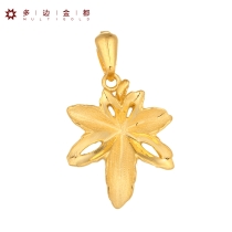 足金金葉吊墜4.06g4.06g