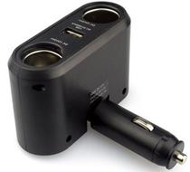 一轉二車充點煙器,電源轉換器