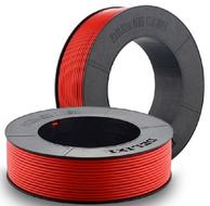 德力西電線 BVR 4平方 軟銅線 德力西塑銅線 銅芯絕緣電線 100米/卷