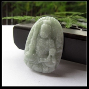 純天然緬甸a貨翡翠玉生肖雞守護(hù)神不動(dòng)尊菩薩掛件