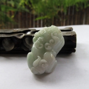 純天然緬甸翡翠a貨招財辟邪貔貅吊墜