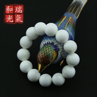 瑞氣和光CQ0028男女情侶款正品純天然硨磲佛珠手串純白硨蟝單圈手鏈