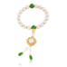 故宫文化系列珍珠手串18K金镶珍珠宝石手链
