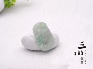 天然A貨翡翠生肖牛