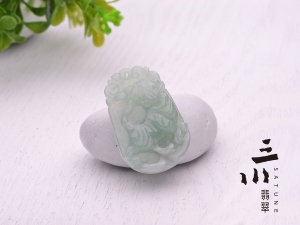 天然A貨翡翠生肖虎