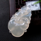 精美天然瑪瑙水潤如意貔貅掛件