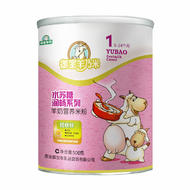 御寶羊乃米水蘇糖羊奶+鈣鐵鋅嬰幼兒營養米粉輔食500g罐裝