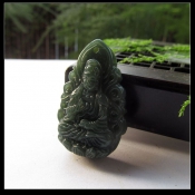 和田青玉屬馬守護神大勢至菩薩